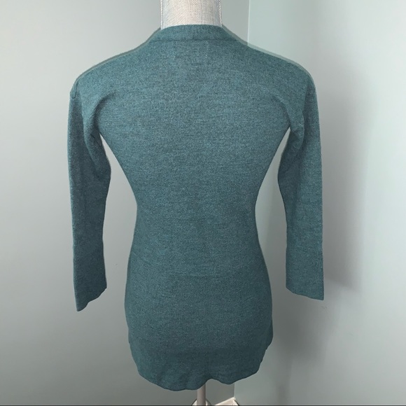 Rachel Zoe Women's Extra Fine Merino Wool Sweater, Medium (fits Small), Green - Picture 3 of 10